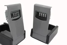 Best Offers Key Safe Box Outdoor Digit Wall Mount Combination Password Lock Aluminum Alloy Material Keys Storage Box Security Safes