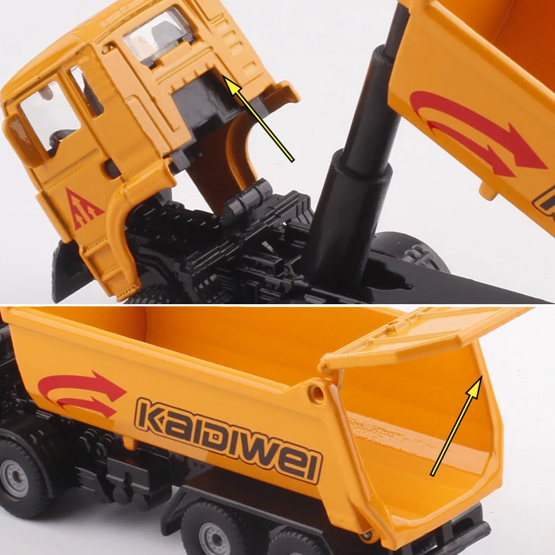  50% discount carshigh simulation engineering vehicle model1: 72 alloy Dump truckmetal castingstoy v