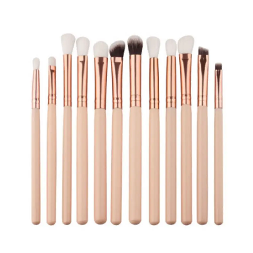 

New Arrival 12 pcs Makeup Brushes Set Tool Eyeshadow Eyeliner Eyebrow Concealer Lip Eyes Beauty Make Up Brush Kits