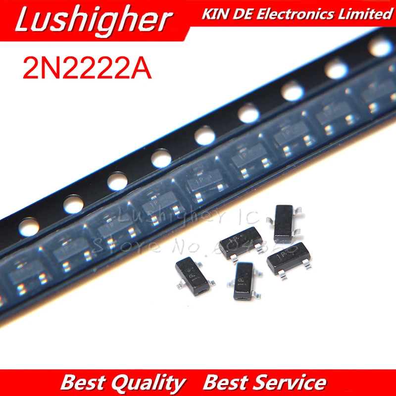 100 шт. 2N2222A 2N2222 1P СОТ 23 MMBT2222A SMD MMBT2222 SOT23 3 новый оригинальный