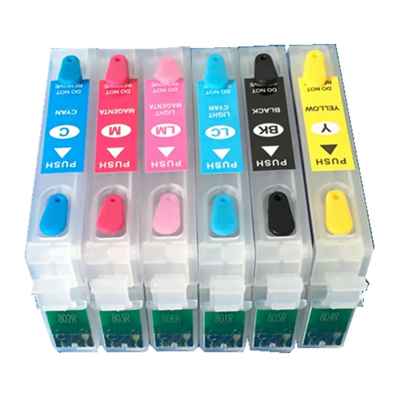 Многоразовый картридж 81 T0811 T0816 для epson R295 PHOTO RX590 RX610 RX690 RX695 1410 TX659 TX720WD TX800FW|ink cartridge