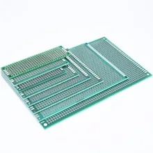 Nuevo 7x9 8x6 5x7 4x6 3x7 2x8cm doble lado prototipo Diy universal impresa circuito PCB Junta II 4*6*8*7