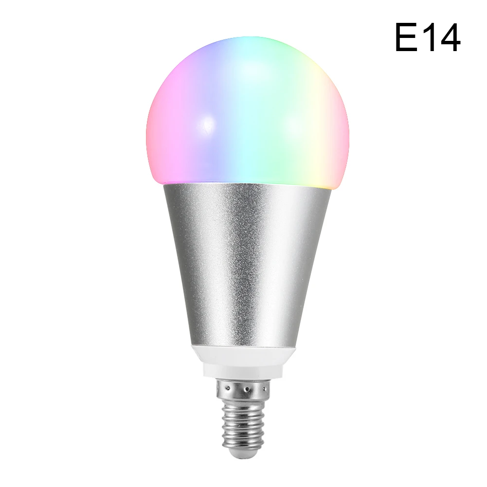 

New 1 Pcs Wifi Smart Bulb Light Lamp RGB Dimmable Mobile Phone APP Remote Control for Home SF66