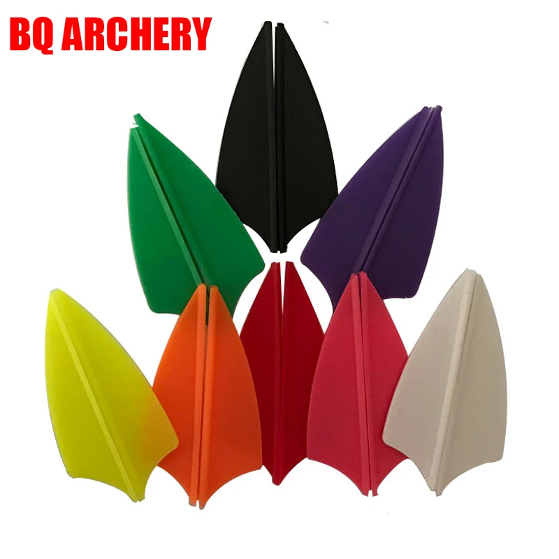 

36pcs Archery Arrow Vanes 1.75inch Plastic Vanes Feather for Arrow Shaft Recurve Bow Hunting Arrows Accessories