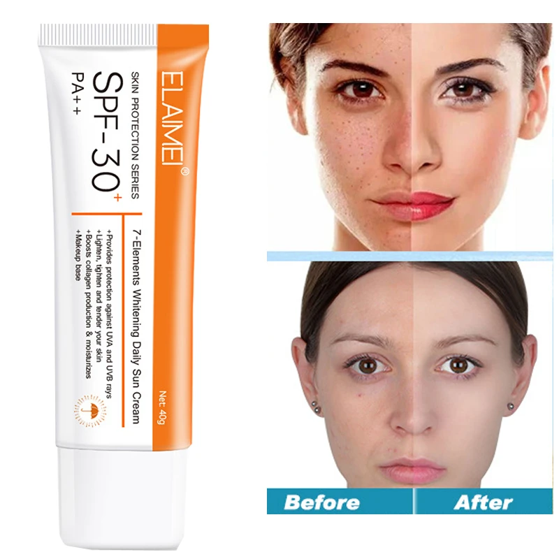 sunscreen that lightens skin