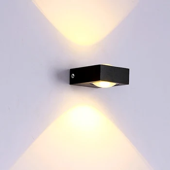 

Simple Style LED Wall Light 2W 6W Waterproof Lamp AC85-265V Aluminum Sconce Indoor Outdoor Lights For Garden Bedroom Decorate JQ