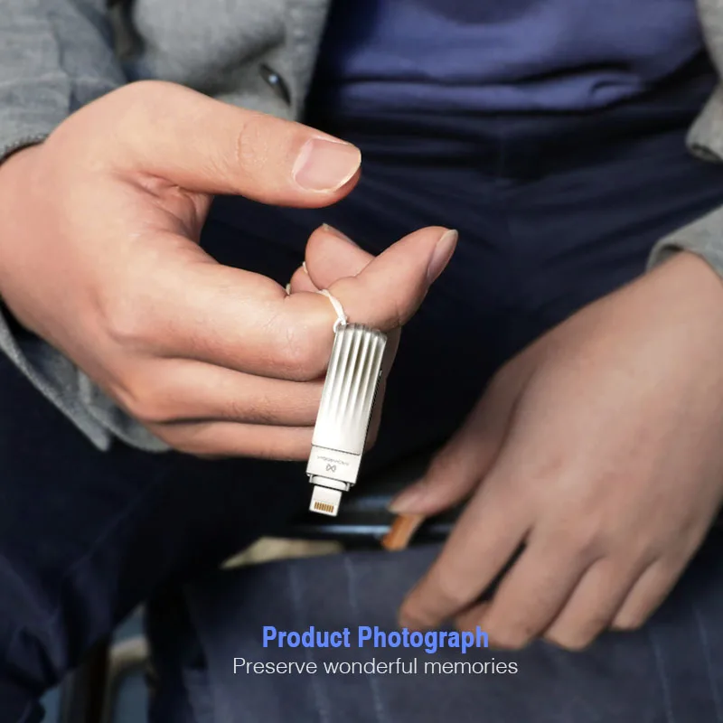 USB флеш накопитель Moweek для iphone X Xs Max 8 7 6 ipad 256 ГБ флешка 16 32 64 128 диск 2 0 iphone|USB