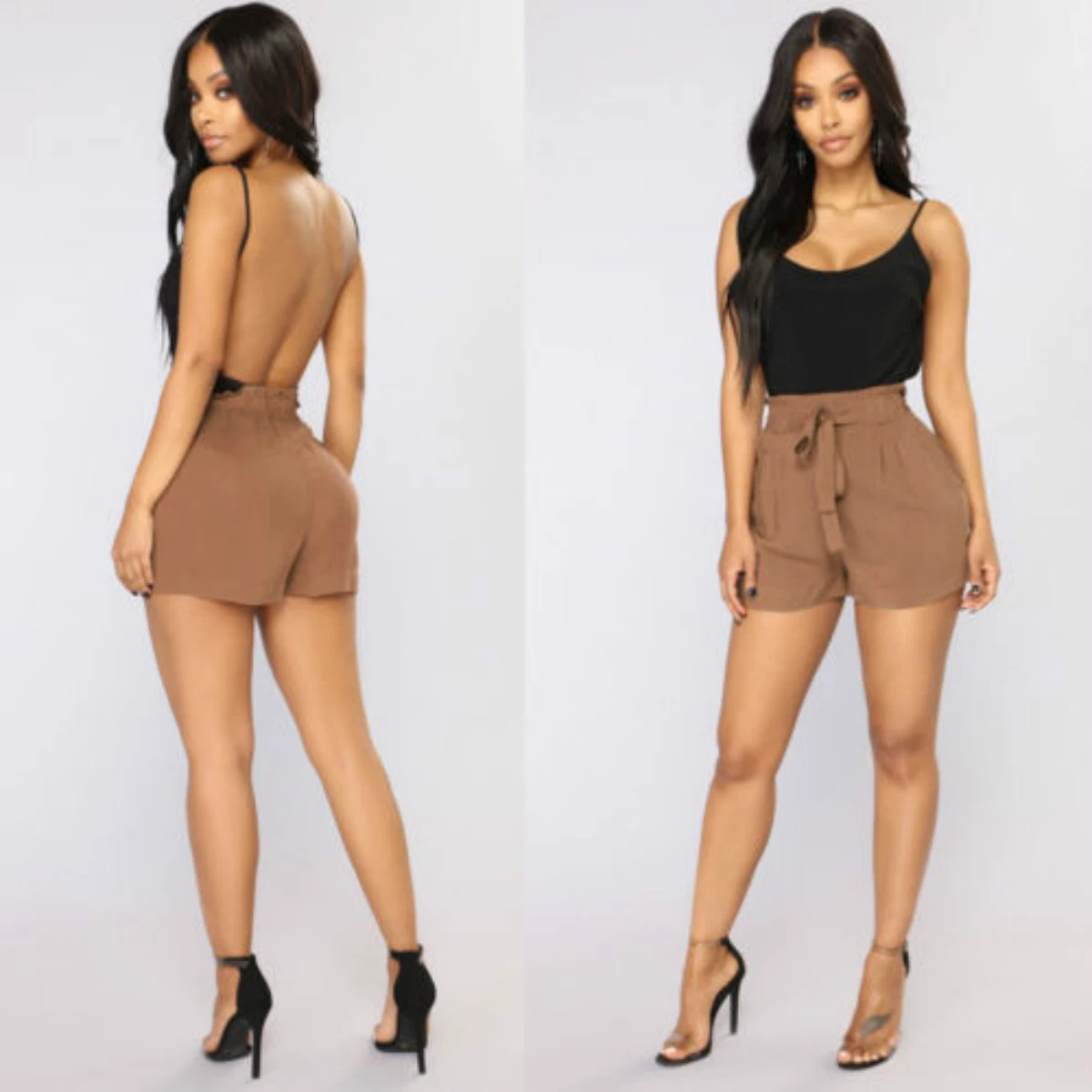 bermuda shorts Shorts 2018 New  Brand Plus Size Women Loose Hot Sashes Solid  Summer Casual Shorts Ladies Short gymshark shorts