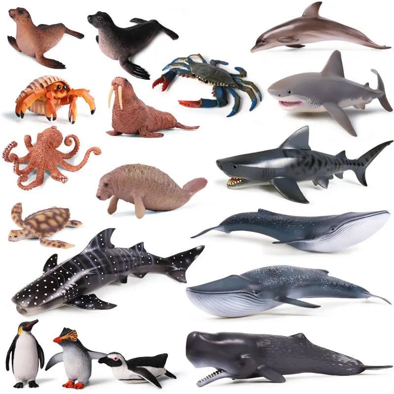 28 Styls Action&Toys Figure Ocean Marine World Animal Sea Life Shark