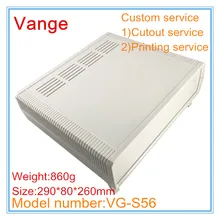 1 шт./лот, профессиональная проектная коробка 290*80*260 мм, IP54, корпус из АБС-пластика, вентиляционная конструкция корпуса для функции электронного миксера