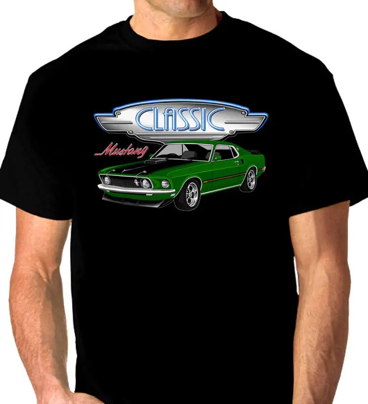 

1969 Mustang Mach 1 Quality Black Tshirt 2019 Hip Hop T Shirt Men Men 100% Cotton Short Sleeve T Shirt Personalized T