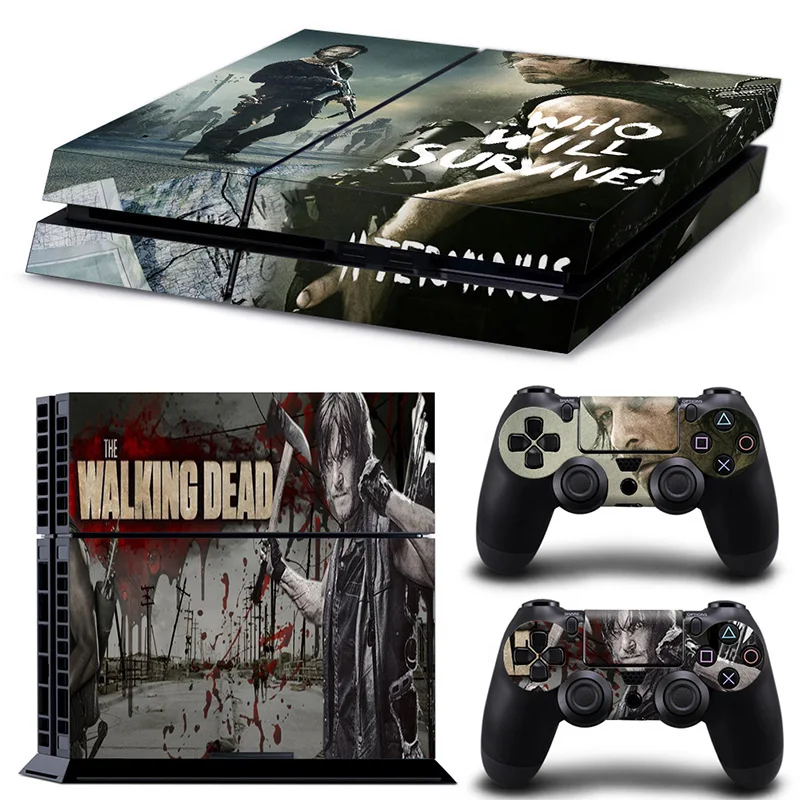 Деревянный дизайн наклейки из игры для PS4 консоль кожи контроллера Крышка PlayStation4