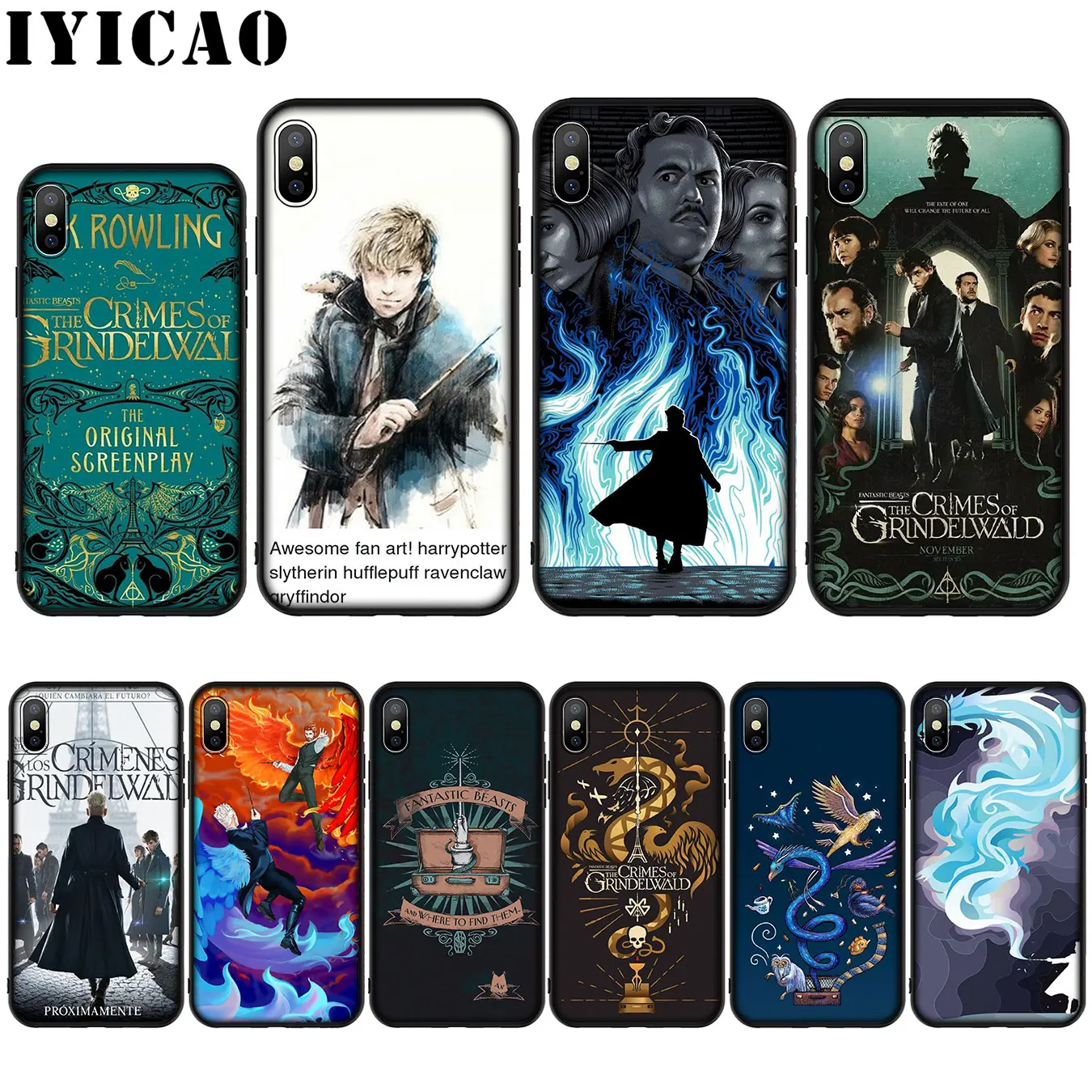 IYICAO Fantastic Beasts Good Sales love Silicone Soft Case for iPhone XR X XS Max 8 7 6 6S Plus 5 5S SE Cover |