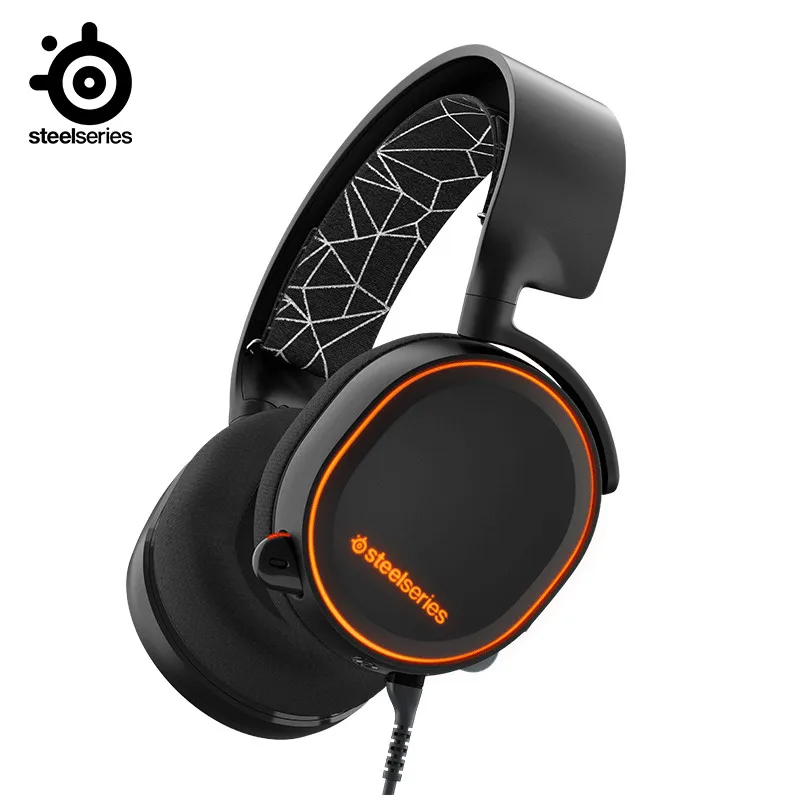 Бесплатная доставка 2019 серия SteelSeries Arctis 5 DTSXV2.0 RGB наушники 7 1 каналов джедай