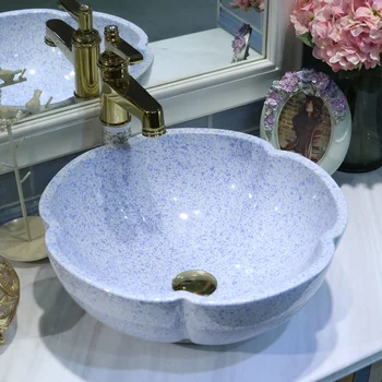 

Bathroom Lavabo Ceramic Counter Top Wash Basin Cloakroom Porcelain Vessel Sink bathroom sinks ceramic basin