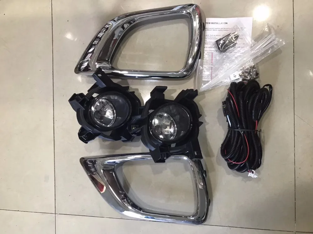 Противотуманная фара eOsuns halo для Nissan Navara NP300 2015 2016 с решетками крышки