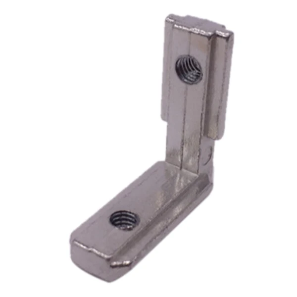 

10x T-slots L-shaped internal corner connector bracket for aluminum profile 2020 series slots 6mm