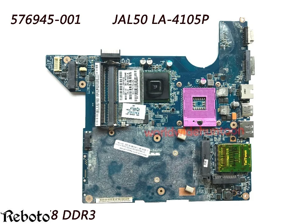 576945 001 стильная материнская плата для HP DV4 ноутбука JAL50 LA 4105P PGA478 DDR3 Чипсет GL40 100%