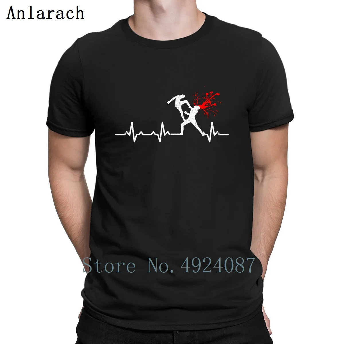 

Heartbeats Muai Thai Lover Design T Shirt Summer 2019 Humorous Design Fitness Clothing Funny Casual Men Tops Custom Shirt