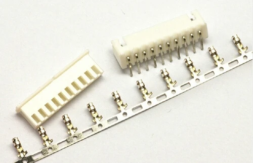 

100sets/Lot 10 Pin Right Angle Connector Leads Header 2.54mm XH-10P Kit Housing Pin header Terminal