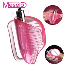 Meselo Male Masturbator Vibrator Soft Silicone Thread Stimulating Penis Trainer Handheld Masturbator For Man Sex Toys For Men