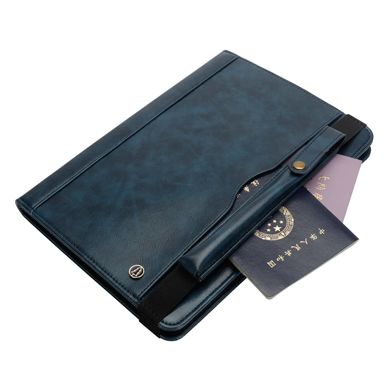 Case for Samsung Galaxy Tab S3 9.7'' SM-T820 T825 With Pen Holder PU Leather Wallet Card Slots Tablet Folio Case Stand Cover (58)