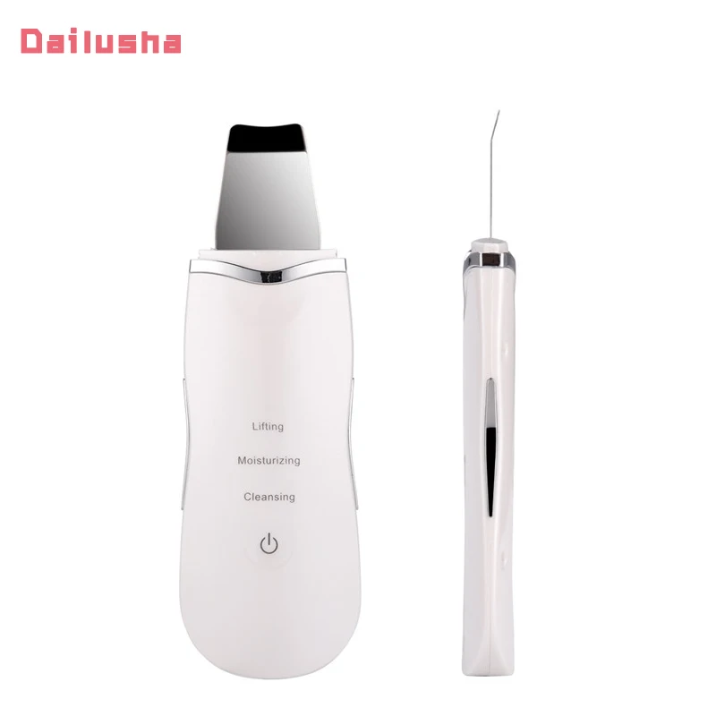 

Portable Ultrasonic Facial Scrubber Multifunctional Skin Care Device Deep Face Cleaning Machine Whitening Lift Beauty Instrument