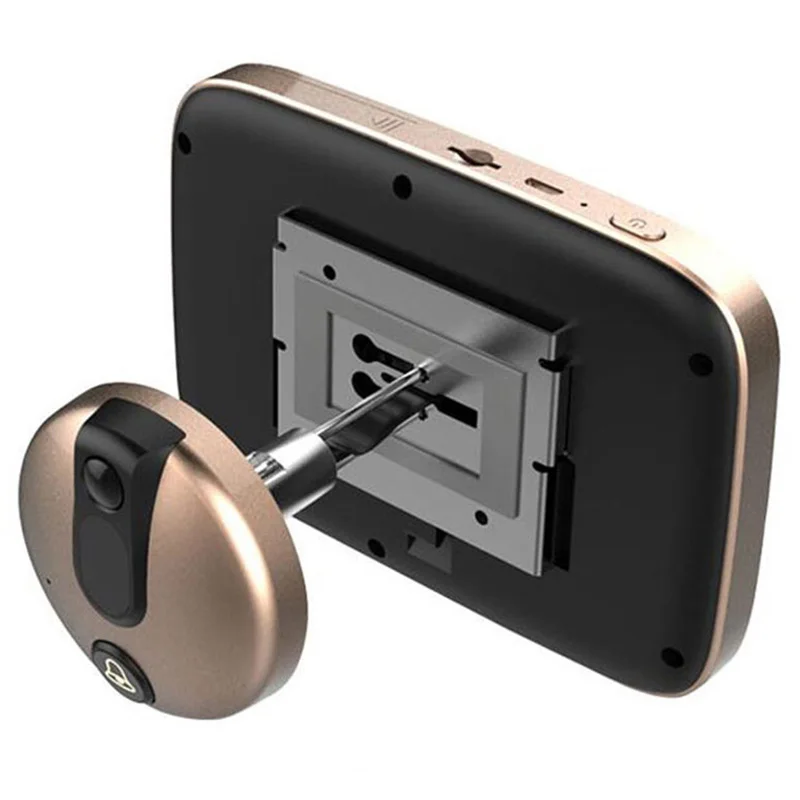 MOOL видео дверной звонок камера 4,3 дюймов цифровой дисплей Дверной звонок с глазком просмотра Hd камера 3Mp с ИК датчиком движения