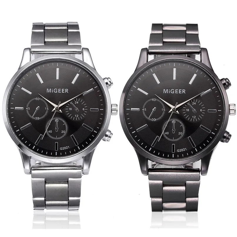 Новый бренд золото мужские часы лучший бренд класса люкс Нержавеющая сталь наручные мужские подарков кварцевые часы Скидка #4M03