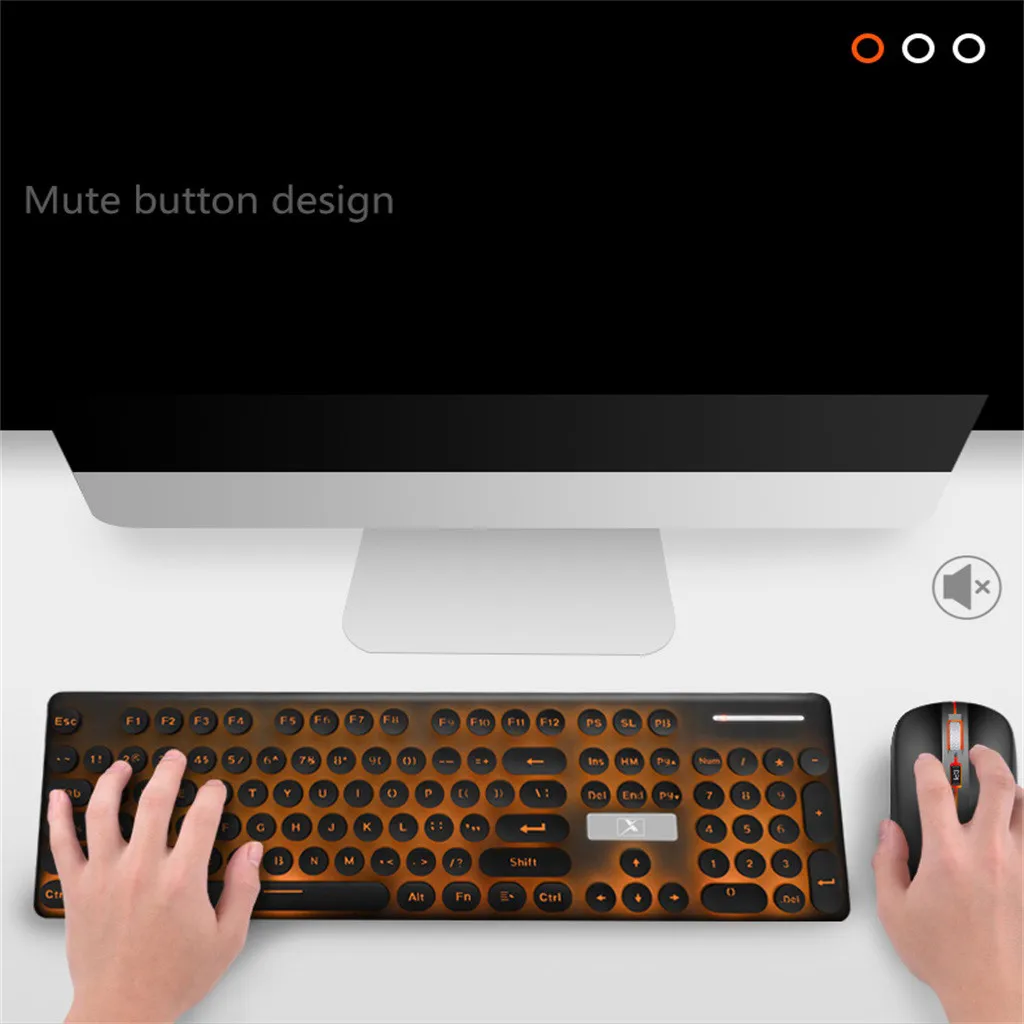 Gaming keyboard mouse combo