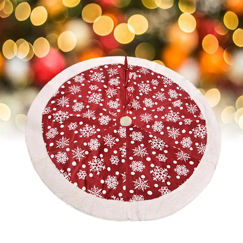 1 шт. 36 inch Рождественская елка юбка снежинки Xmas елочные украшения охватывает