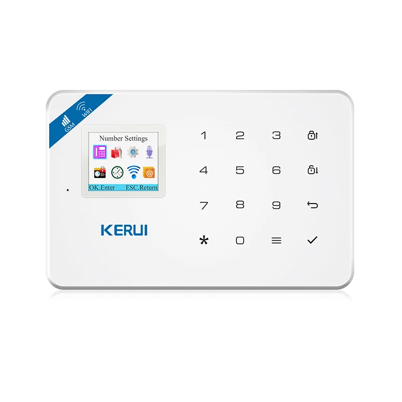 KERUI W18 панель управления wifi GSM SMS домашняя охранная сигнализация