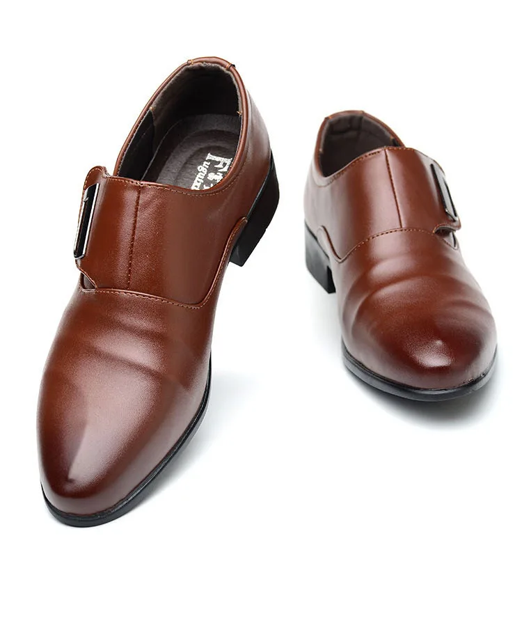 Роскошная брендовая модная мужская деловая обувь из искусственной кожи; лоферы с острым носком; черные туфли-оксфорды; дышащая официальная Свадебная обувь