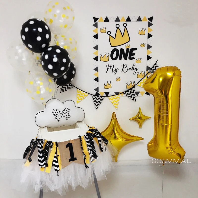 

40inch Number 1 Foil Balloons Baby Shower Gold Silver Pink Digit Helium Balloon 1st Birthday Party Mickey Decor Supplies Ballon