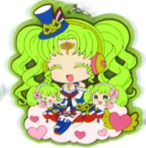 Pripara/довольно рай аниме брелок Manaka Laala/минами Мирей/Ходзе Sophy/Dorothy Запад/каучуковый ремешок /мобильный телефон прелести - Цвет: 11