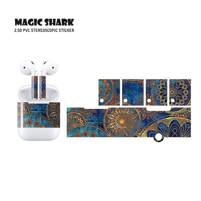 Защитная пленка Magic Shark цветная серия 2.5d для Apple Airpod 3 м|Наклейки телефонов| |