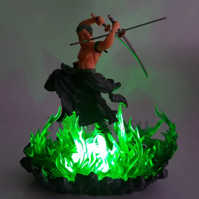 Best Offers One Piece Action Figure Roronoa Zoro Fire Base LED Light Toy 200MM Anime One Piece Figuarts Zero Zoro Gokutora Hunting diy183 Best Offers One Piece Action Figure Roronoa Zoro Fire Base LED Light Toy 200MM Anime One Piece Figuarts Zero Zoro Gokutora Hunting diy183