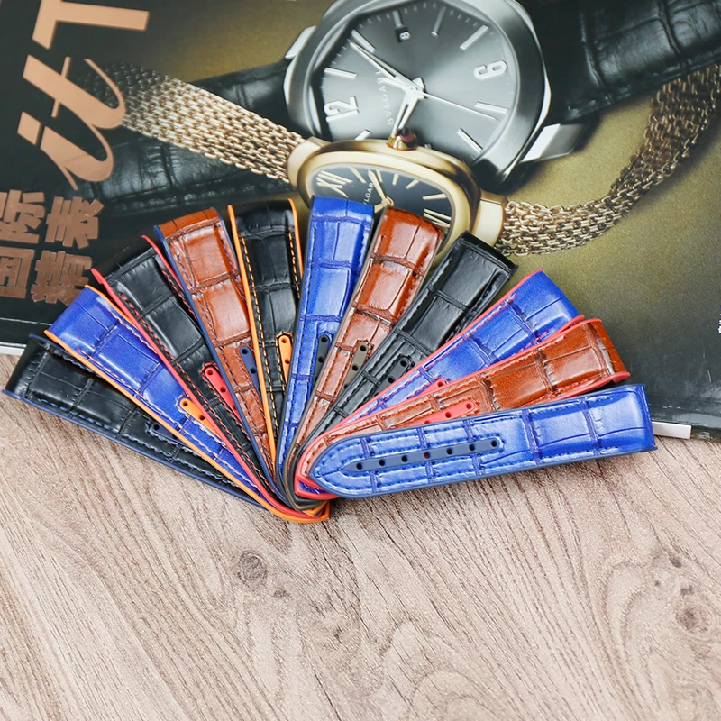 Ремешок кожаный для часов Omega Watch 8900 Marine universe 9900 Series 20 мм 22 мм|Ремешки часов| |