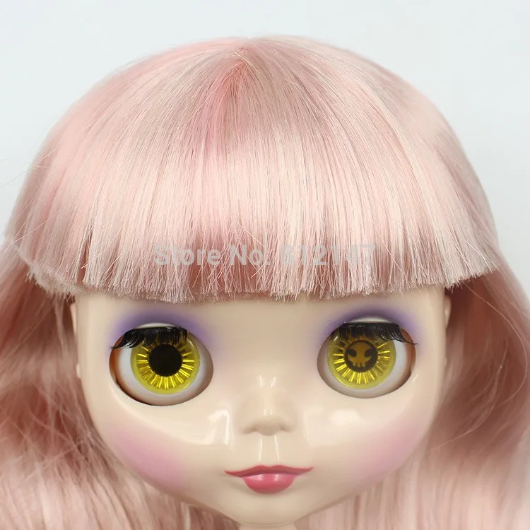 W014 Обнаженная кукла blyth(Смешанные розовые волосы