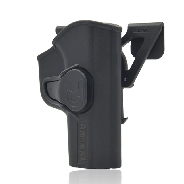 Amomax Adjustable Tactical Holster for Makarov PM - Right-handed Black(Standard only with waist plate, no other accessories) 4