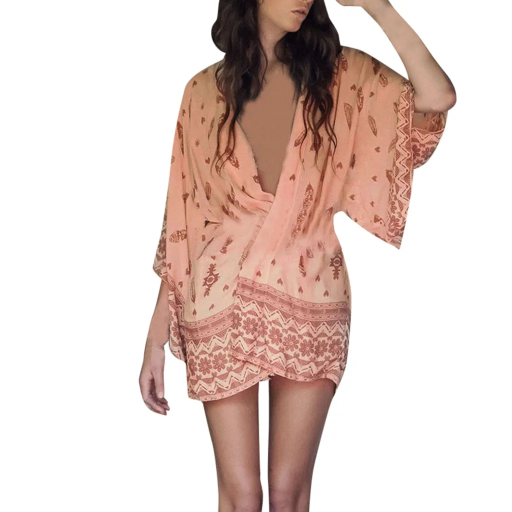 

sexy ladies women bikini cover up beach dress swim Summer Bikini Cover Up Swimwear Beach Chiffon Sunscreen Dress #XTN