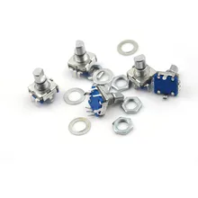 5Pcs/lot 12mm Rotary Encoder Push Button Switch Keyswitch Electronic Components 15 x 12mm Drop Ship