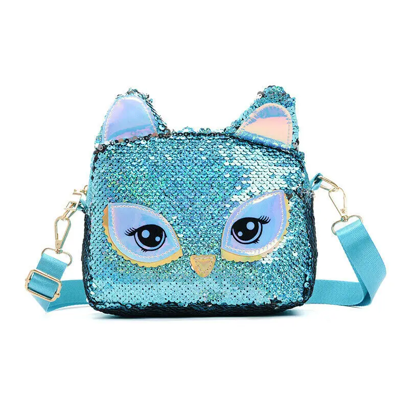 NoEnName модные женские сумки с блестками кошелек сумка на плечо сумка через плечо - Цвет: Синий