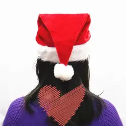 Санта Клаус шляпа с плюшевой отделкой бархат утолщаются комфорт лайнер классический вечерние костюм на Рождество Hat