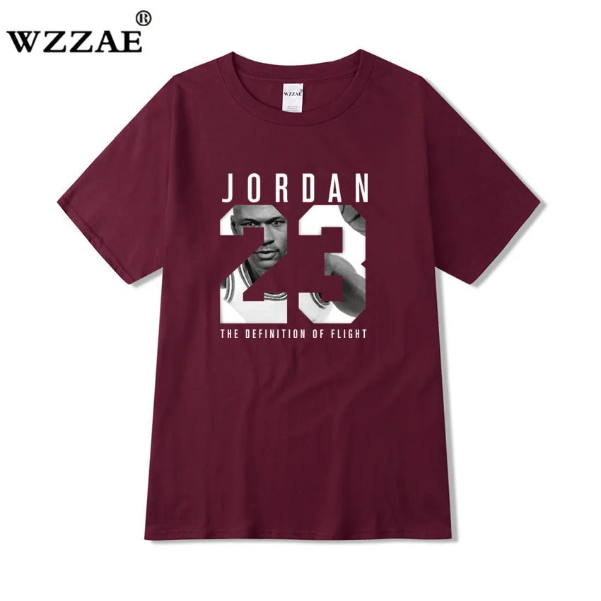 

WZZAE 2018 New Brand Clothing Jordan 23 Men T-shirt Swag T-Shirt Cotton Print Men T shirt Homme Fitness Camisetas Hip Hop Tshirt