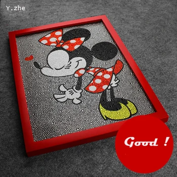 

Lovely Diamond Painting Minnie Mouse 30*40CM Diy 5D Diamond Painting Minnie Mouse Disny Full Embroidery Round Diamond Rhinestone
