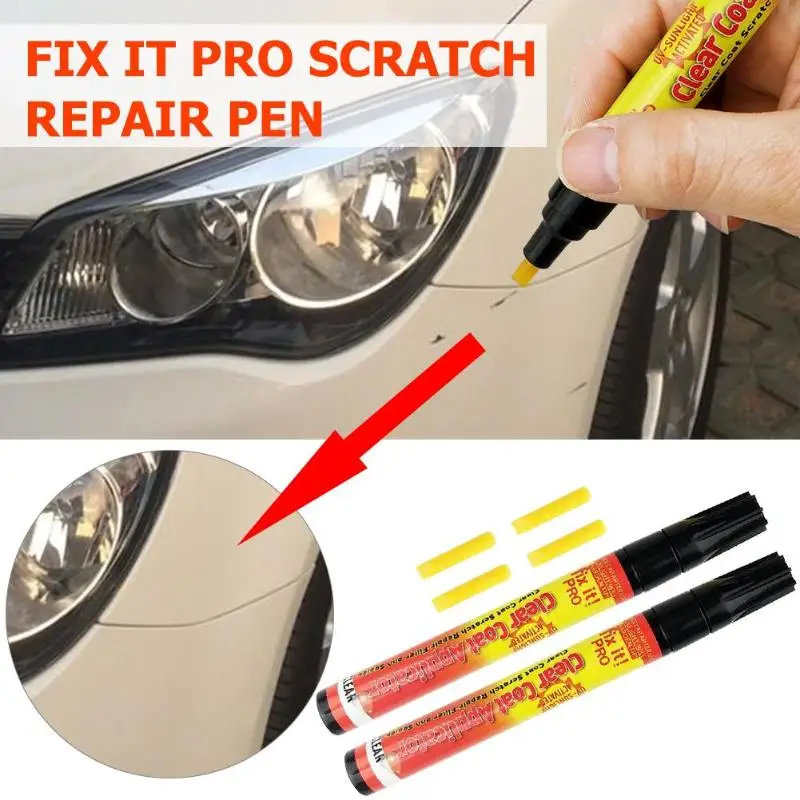 2 шт./3 шт. модель автомобиля портативный Fix It Pro прозрачная ручка для ремонта царапин автомобиля прозрачное покрытие аппликатор реставрационный карандаш для авто