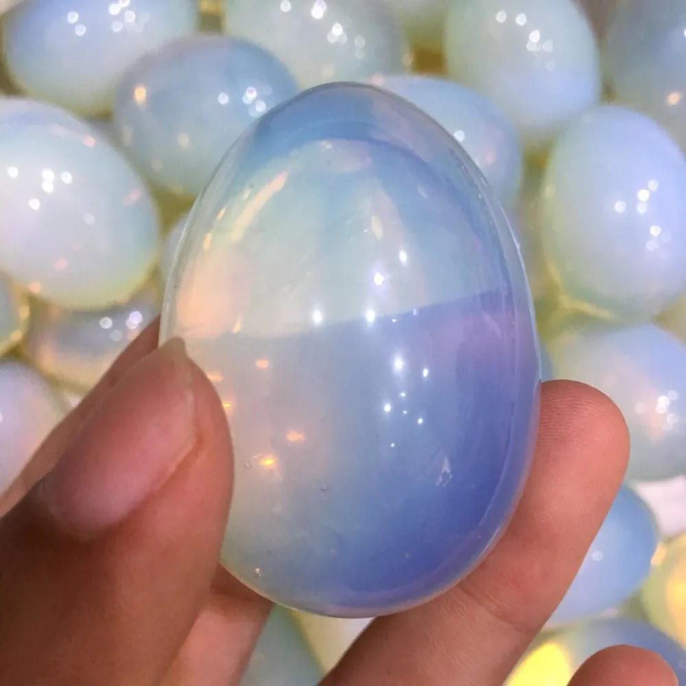

Natural Opal Quartz Crystal Egg Crystal Healing yoni egg Gemstone