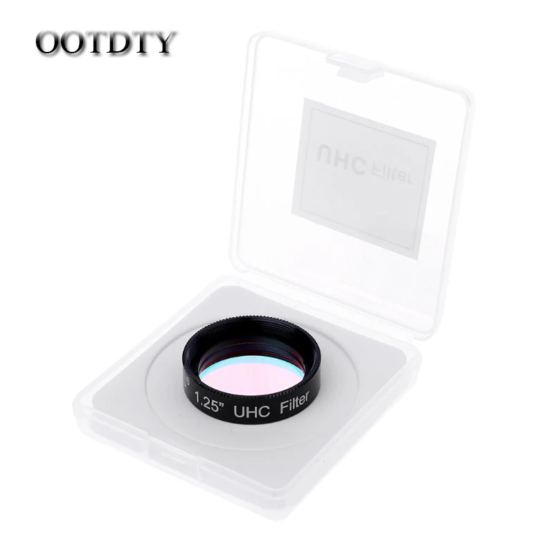 

UHC Filter 1.25" Telescope Filter for Astronomy Telescope Monocular Eyepiece Improve Image Contrast Reduces Light Pollution