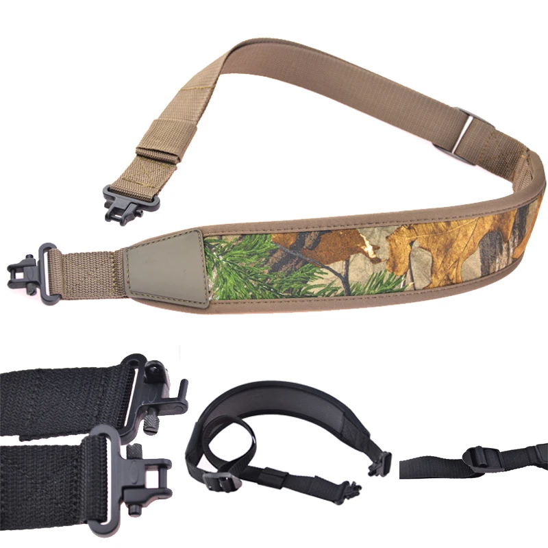 

Adjustable Polymer Rifle Shotgun Sling with Quick Detach Swivels